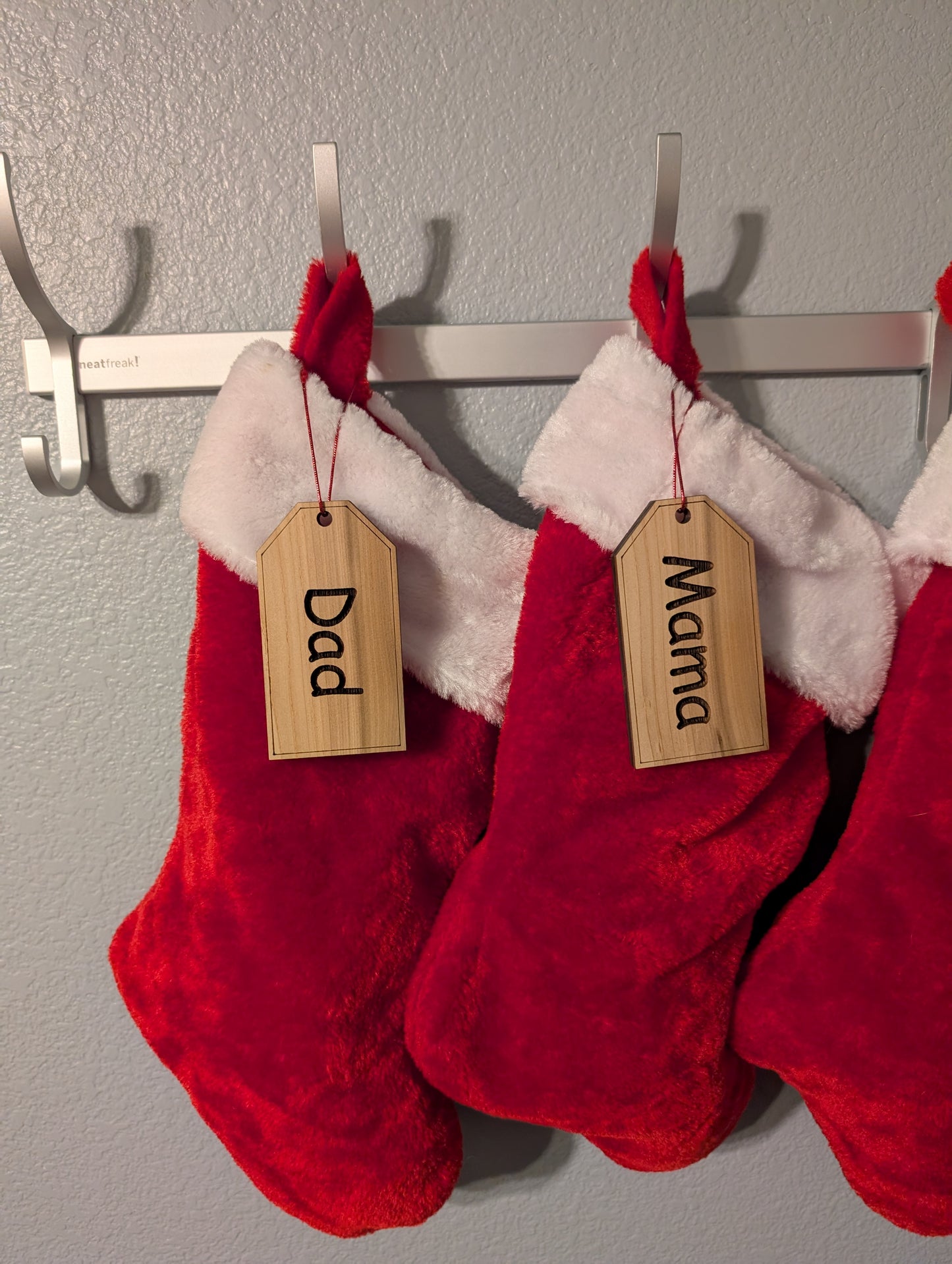 Cedar Stocking Tags