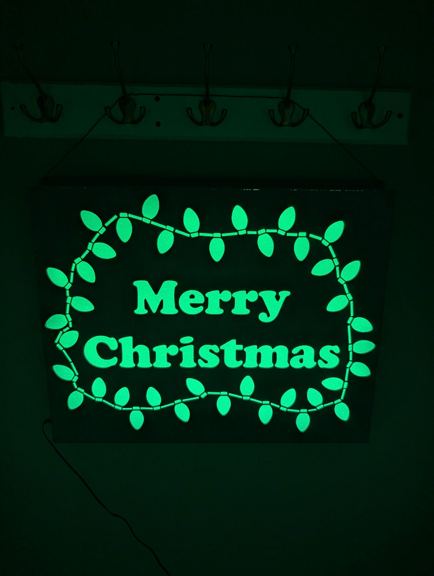 Lighted Christmas Sign