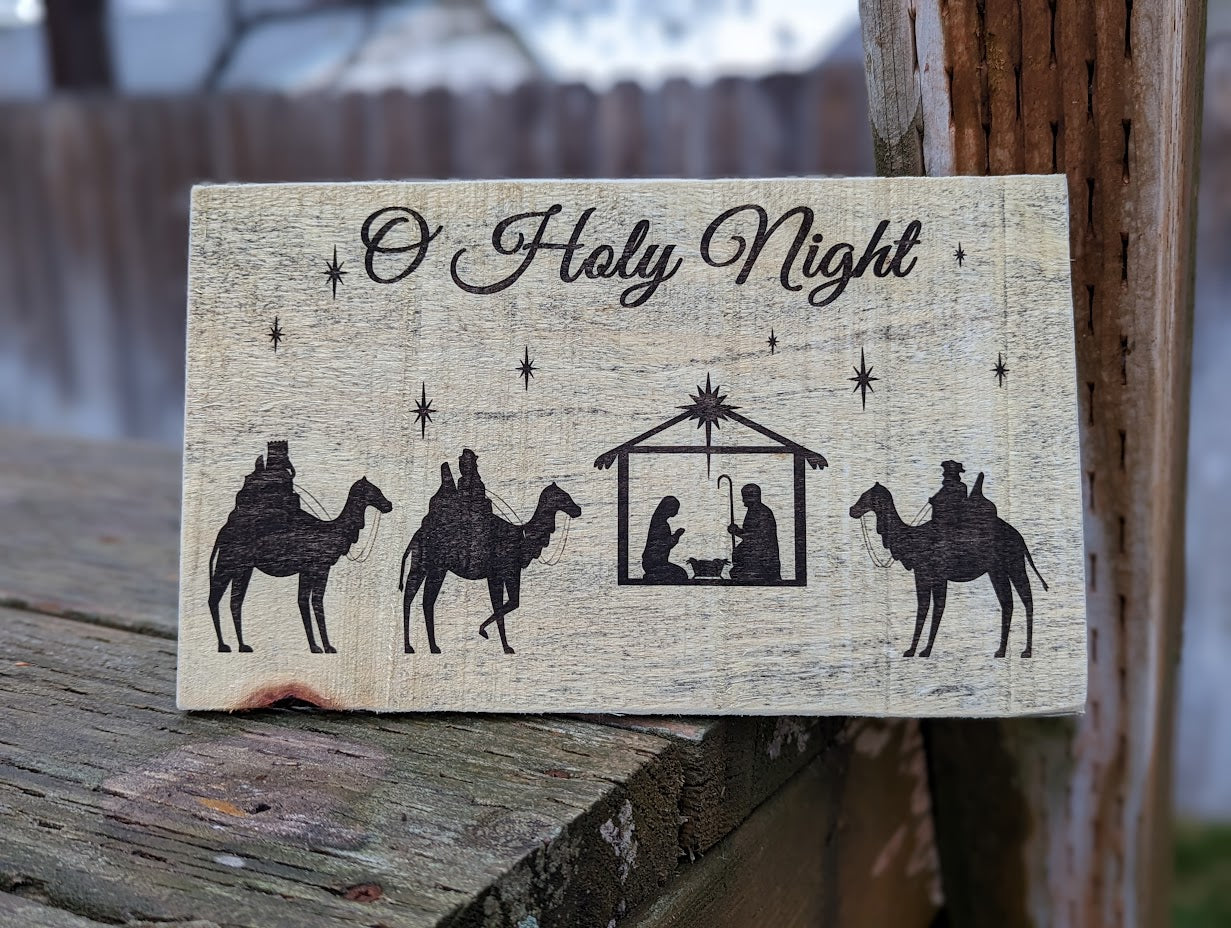 Rustic Pallet Nativity